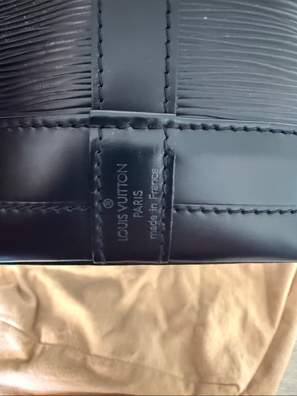 Louis Vuitton Noé Epi Leather Bucket Bag Grand Modéle vintage 2000 - Picture 6 of 13